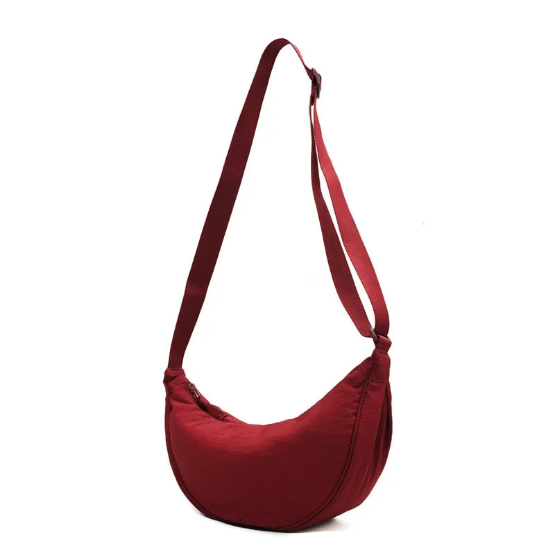 Mala de Ombro Feminina Casual - Leve, Espaçosa e Ajustável